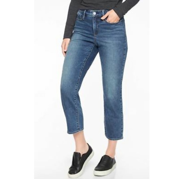 Athleta Sculptek Slim Straight Jeans In Lapis Wash - Picture 8 of 10